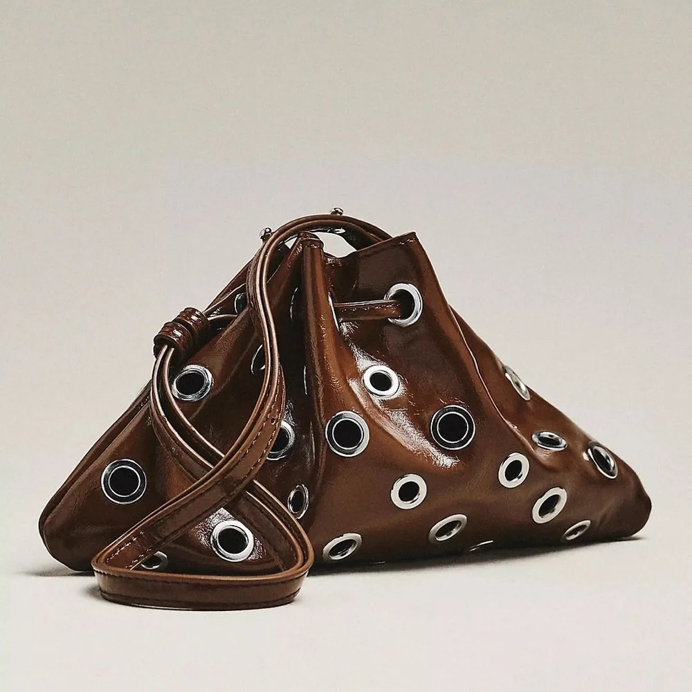 NWT Anthropologie Melie Bianco Paloma Studded Satchel - Picture 2 of 16